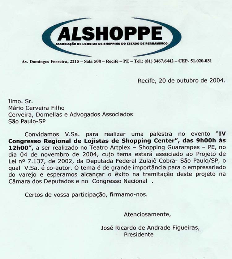 Associação de Lojistas de Shopping do Estado de Pernambuco - PE